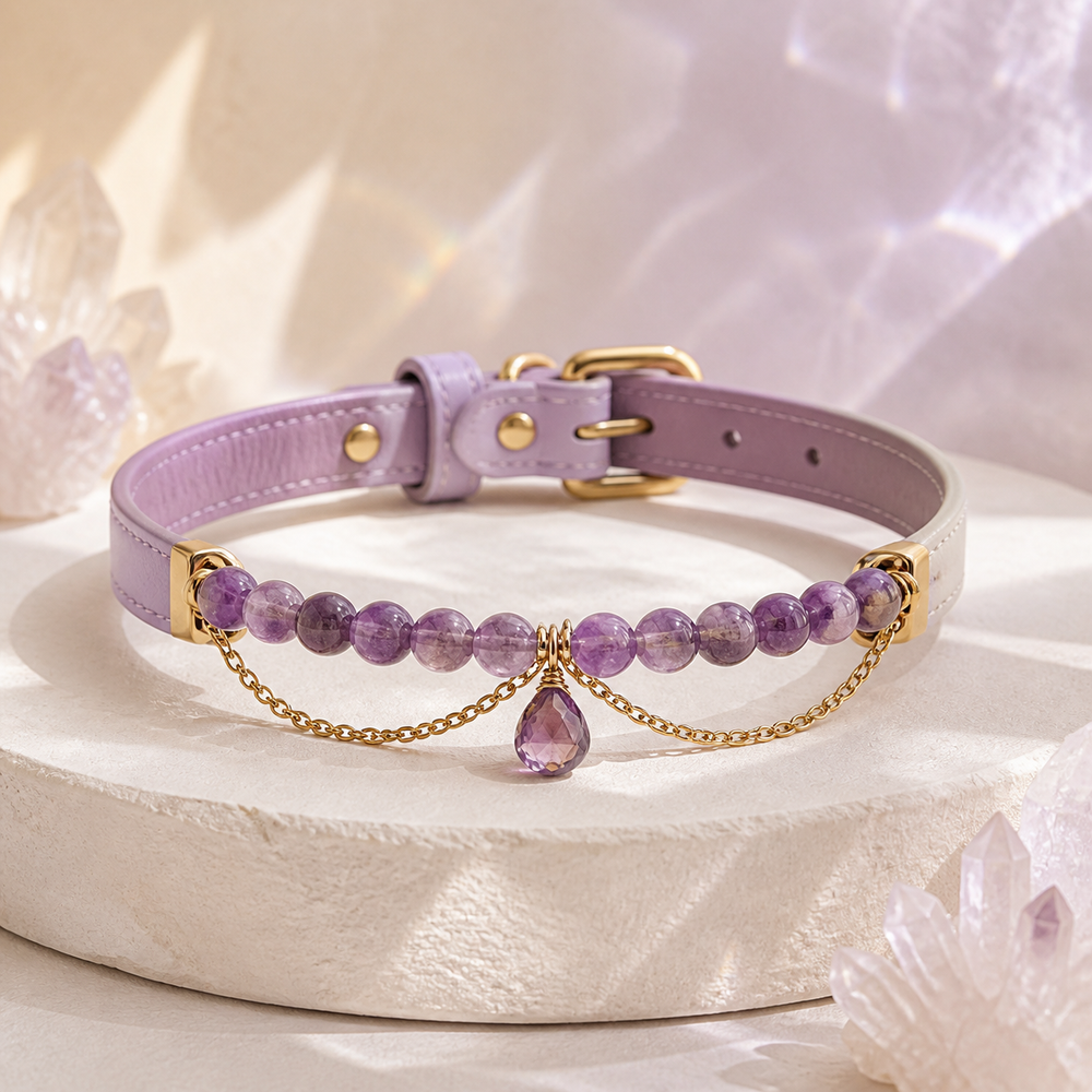 Custom Crystal Pet Collar