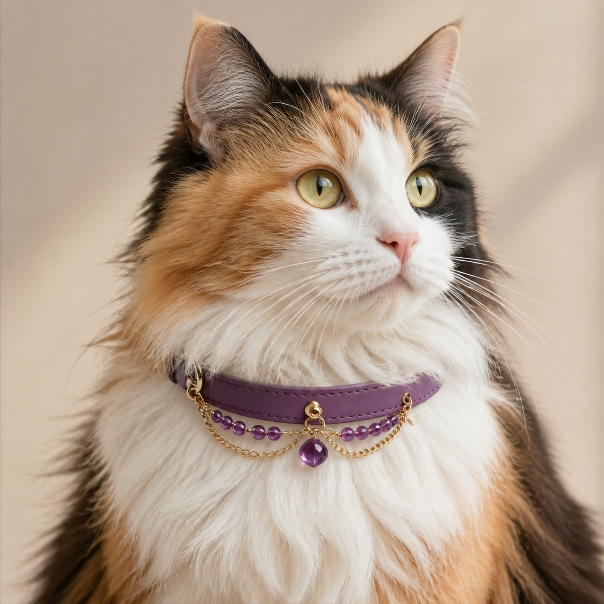 The Queen — Custom Crystal Leather Pet Collar