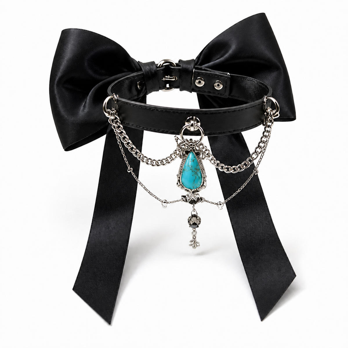 The Princess — Bespoke Crystal Bow Pet Collar