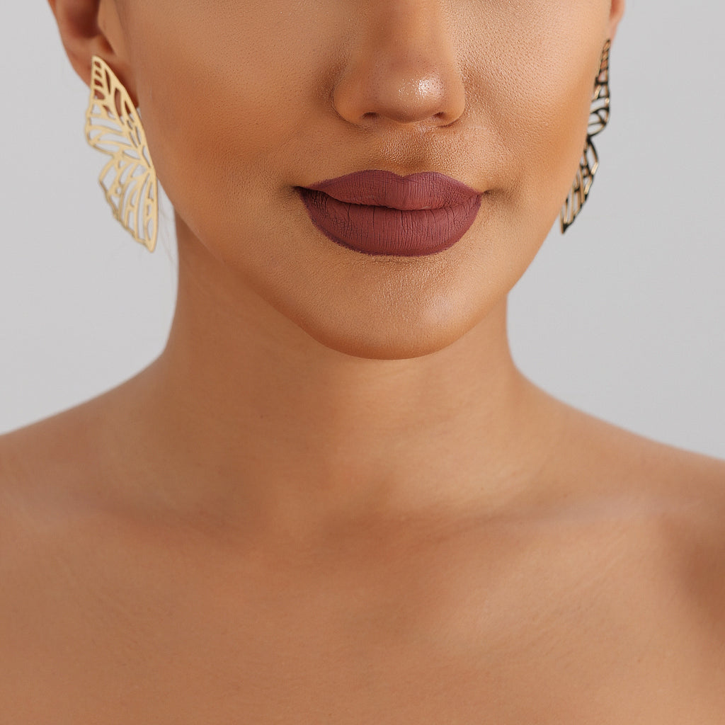 Oversized Exaggerated Butterfly Earrings