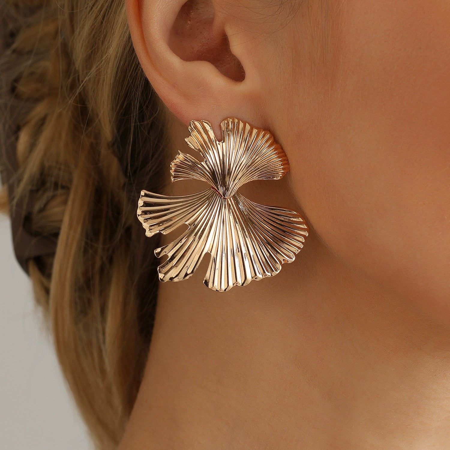 Ginkgo Leaf Earrings