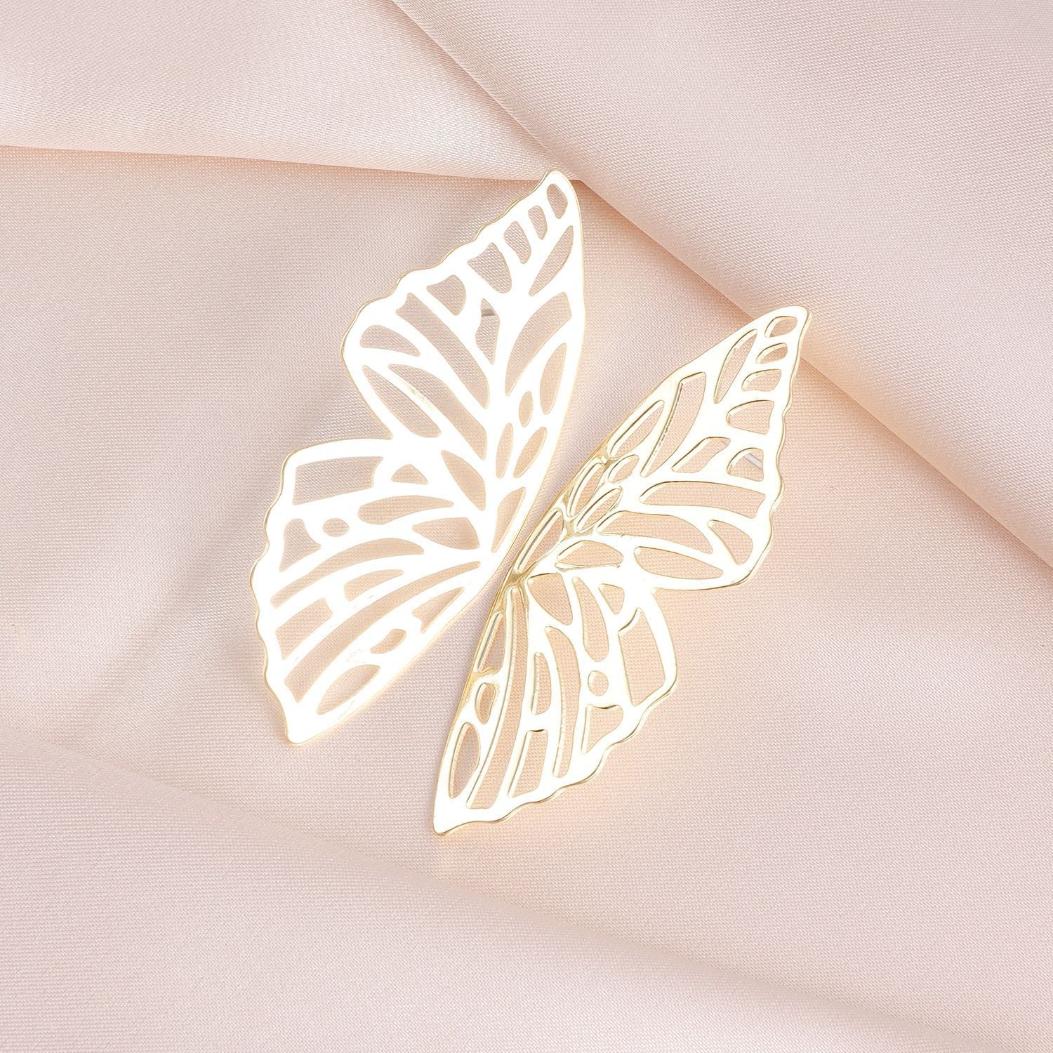 Oversized Exaggerated Butterfly Earrings