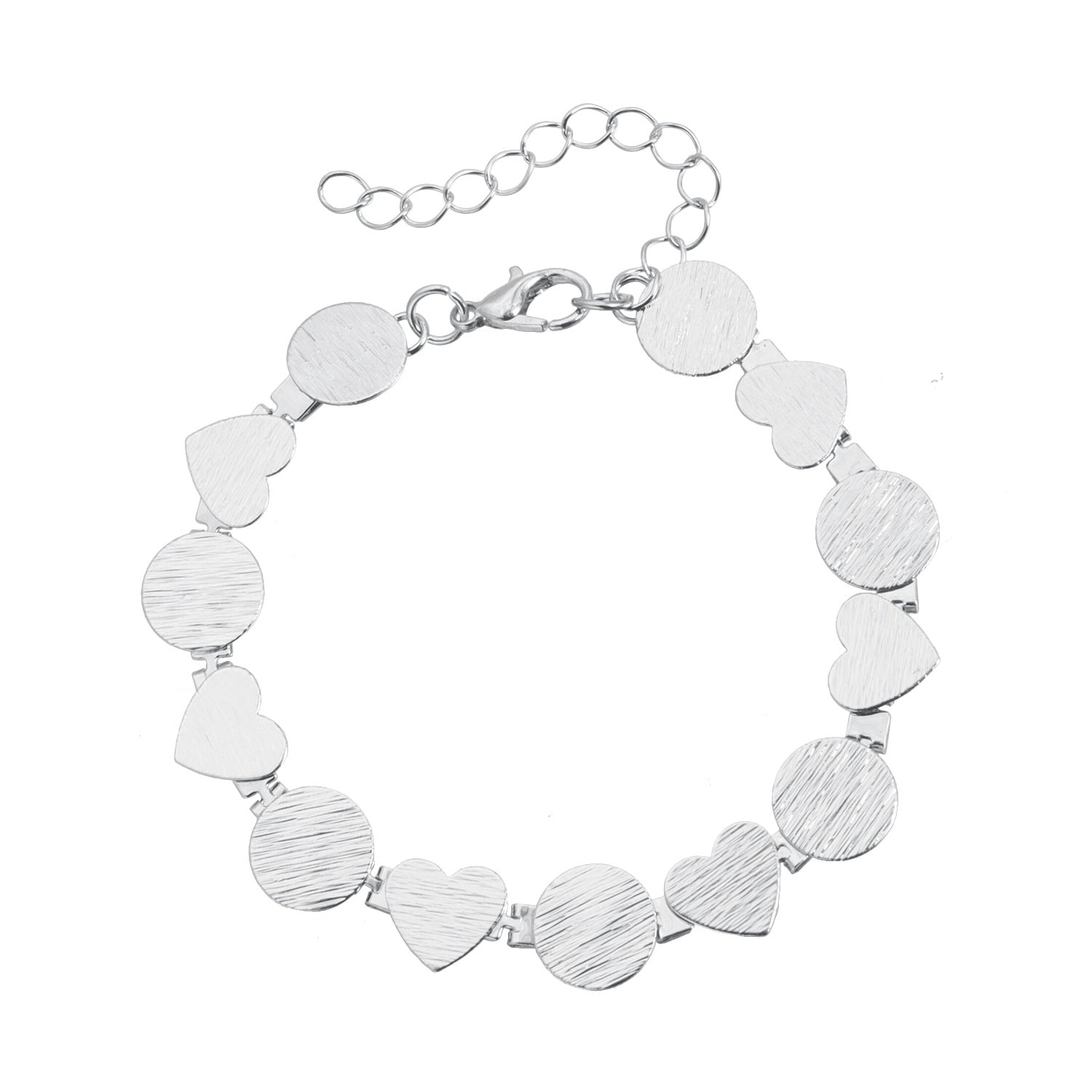 Geometric Heart Pull-Wire Jewelry Set