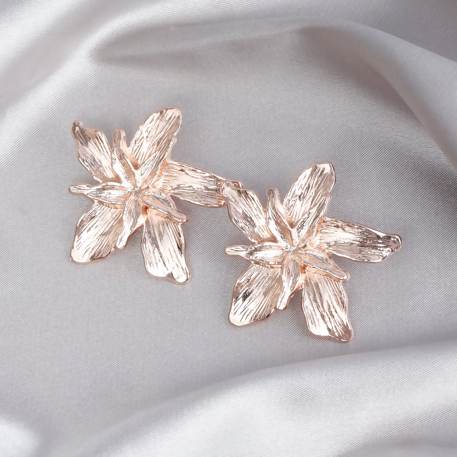 Floral Geometric Earrings