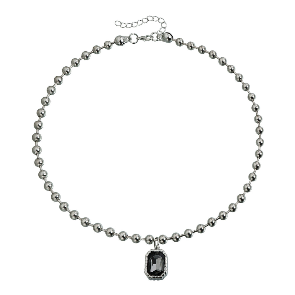Geometric Square Diamond Necklace