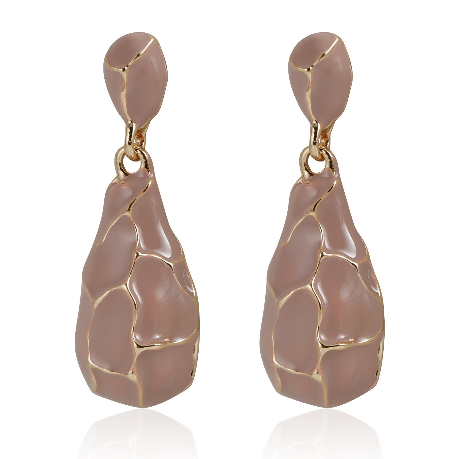 Retro Water Drop Pattern Earrings