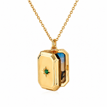 Personalised Book Locket NFC Memory Necklace
