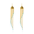 Vintage Castle Tassel Earrings