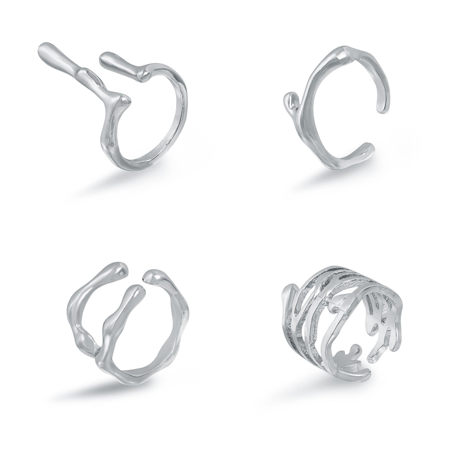 Vintage Line Irregular Ring