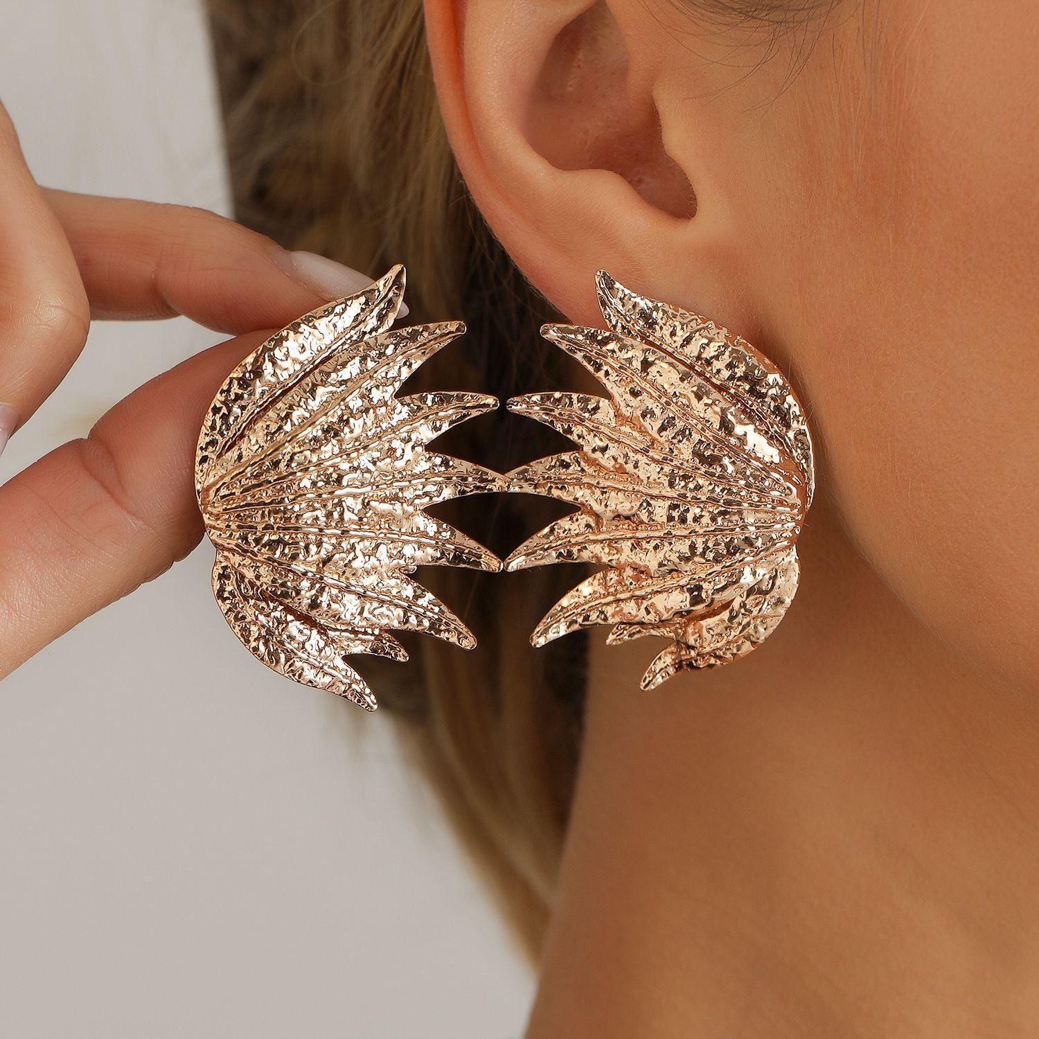 Statement Flame Earrings