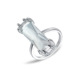 Heart Irregular Line Ring Set