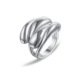 Heart Irregular Line Ring Set