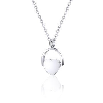 Personalised Rotating Pet Portrait Memorial Necklace