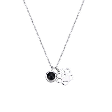 Paw Print Projection Necklace