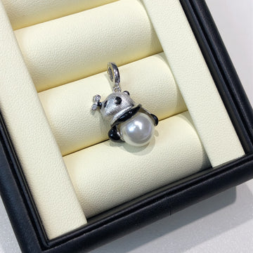 3D Panda Pearl Necklace