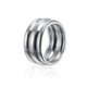 Heart Irregular Line Ring Set