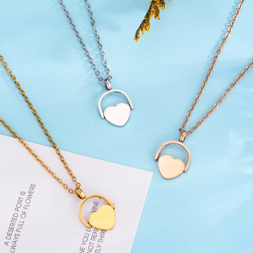 Personalised Rotating Pet Portrait Memorial Necklace