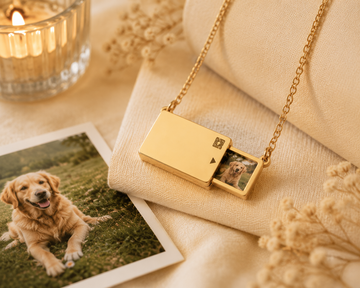 Personalised Pull-Out Photo NFC Memorial Necklace