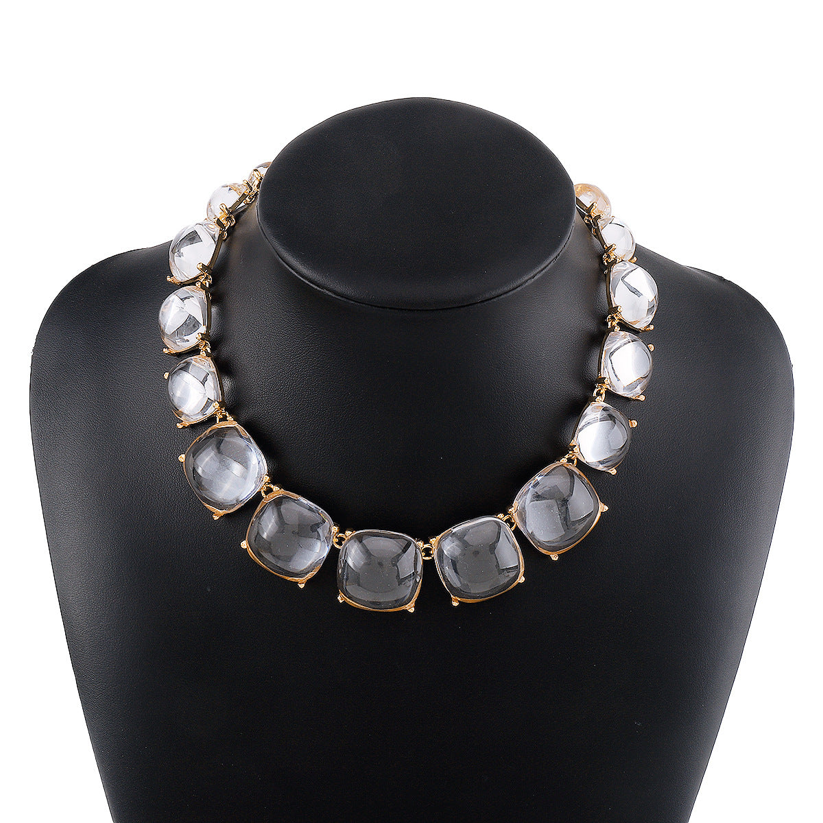 Bohemian Colorblock Jelly Choker Necklace