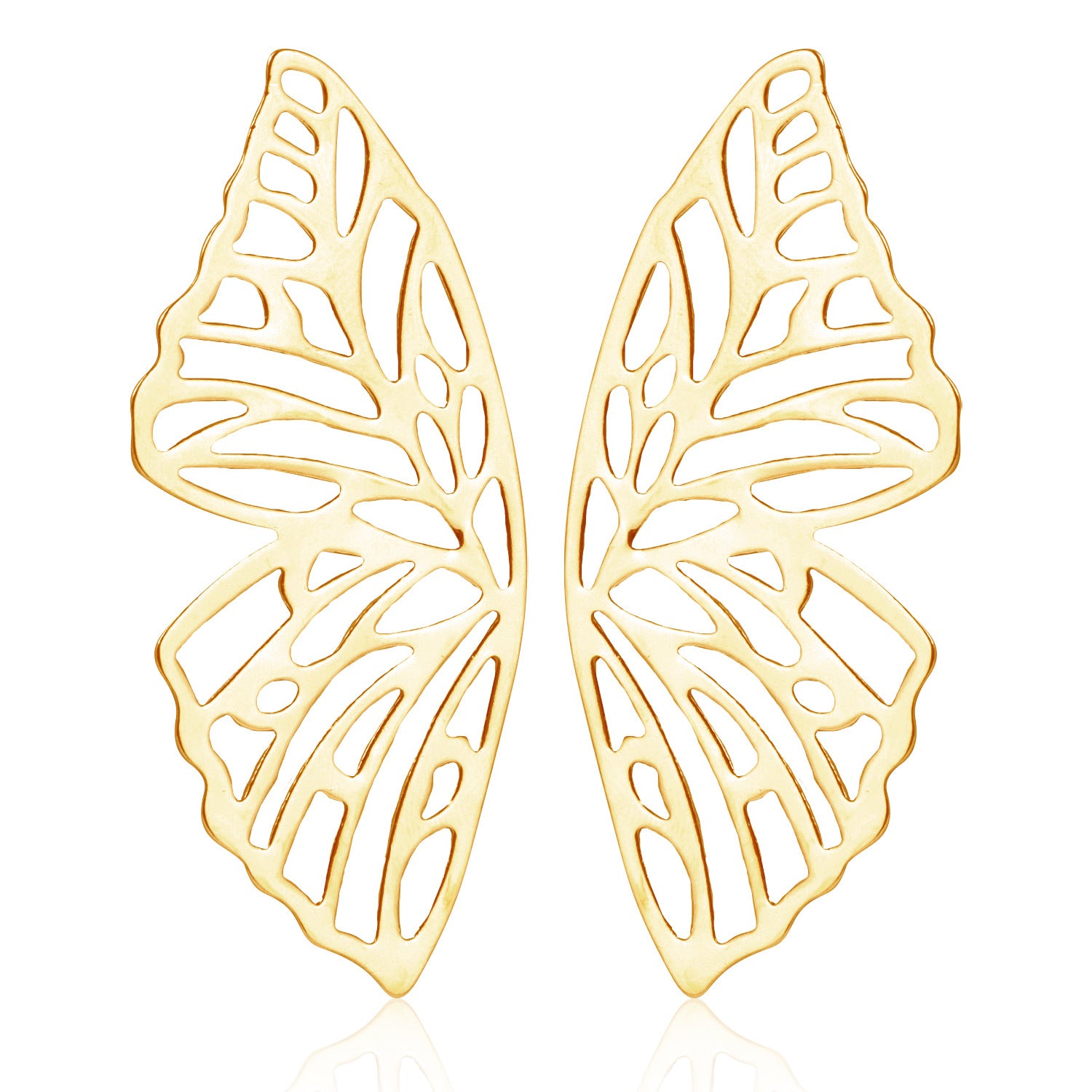 Oversized Exaggerated Butterfly Earrings