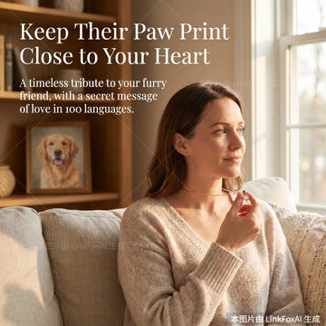 Paw Print Projection Necklace