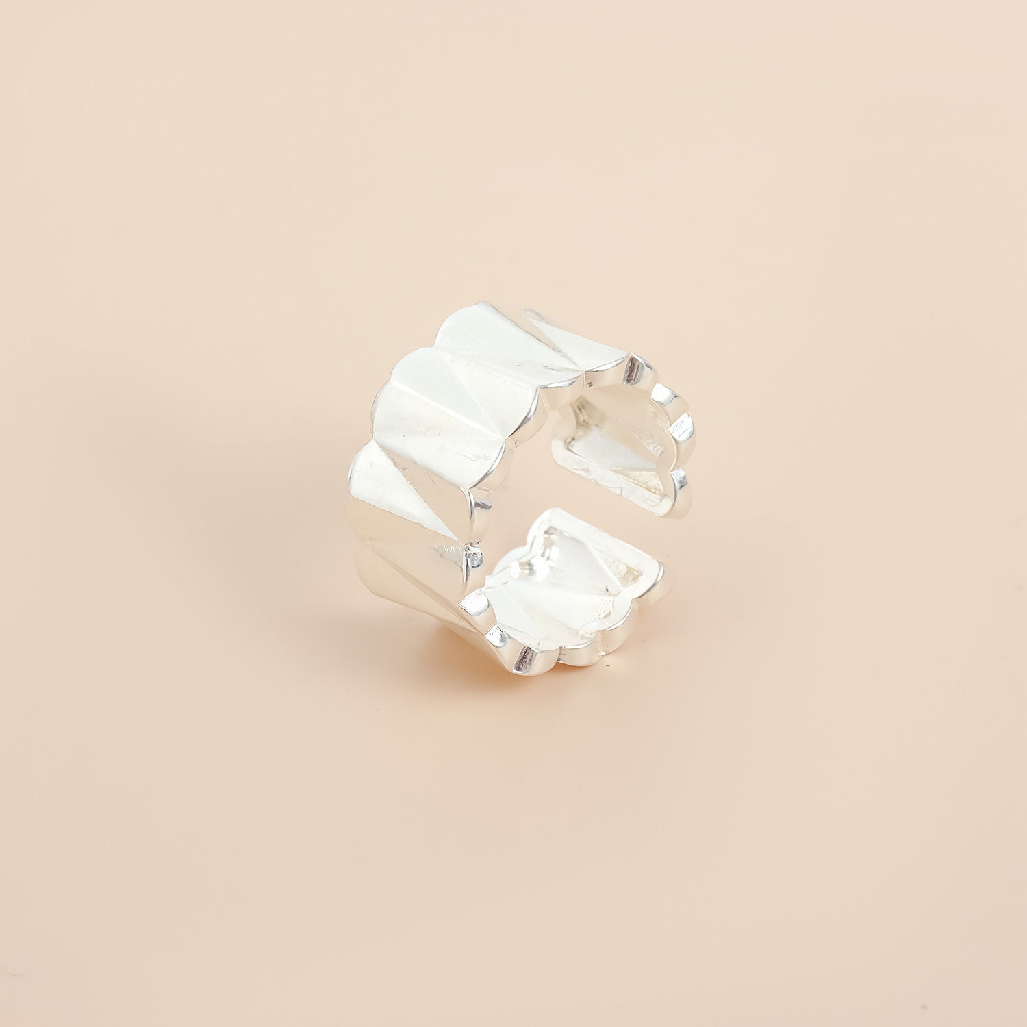 Spiral Open Ring Set
