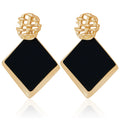 Geometric Square Sequin Earrings