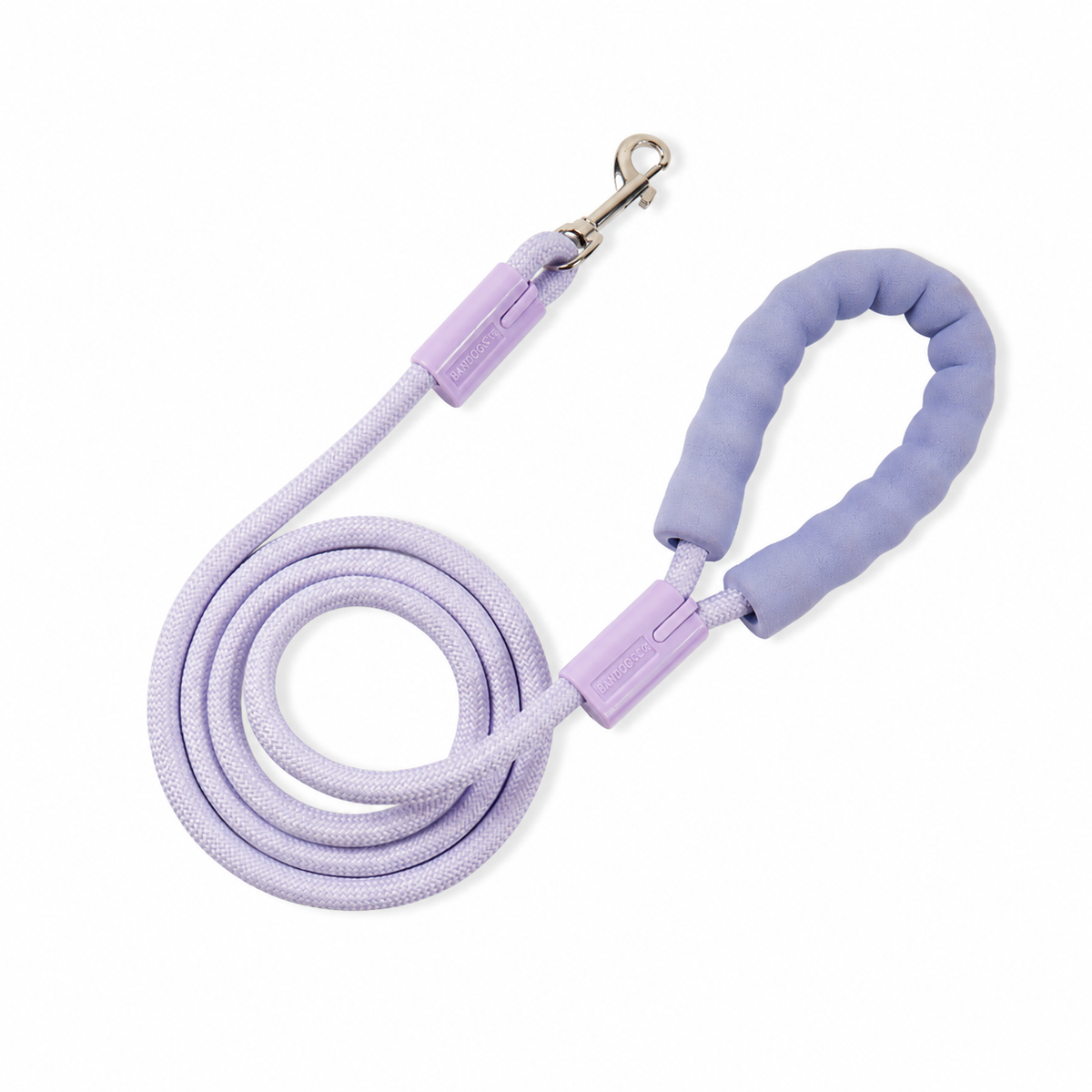 Pastel Padded Nylon Dog Leash with Soft Foam Handle