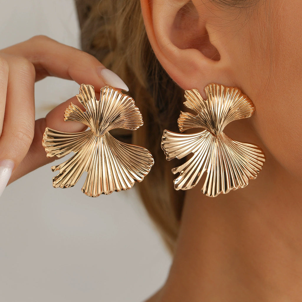 Ginkgo Leaf Earrings
